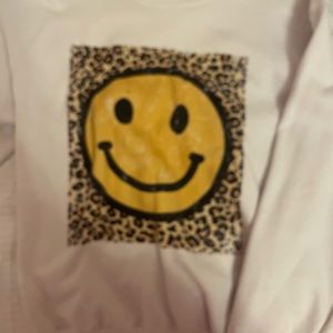 smiley face sweatshirt